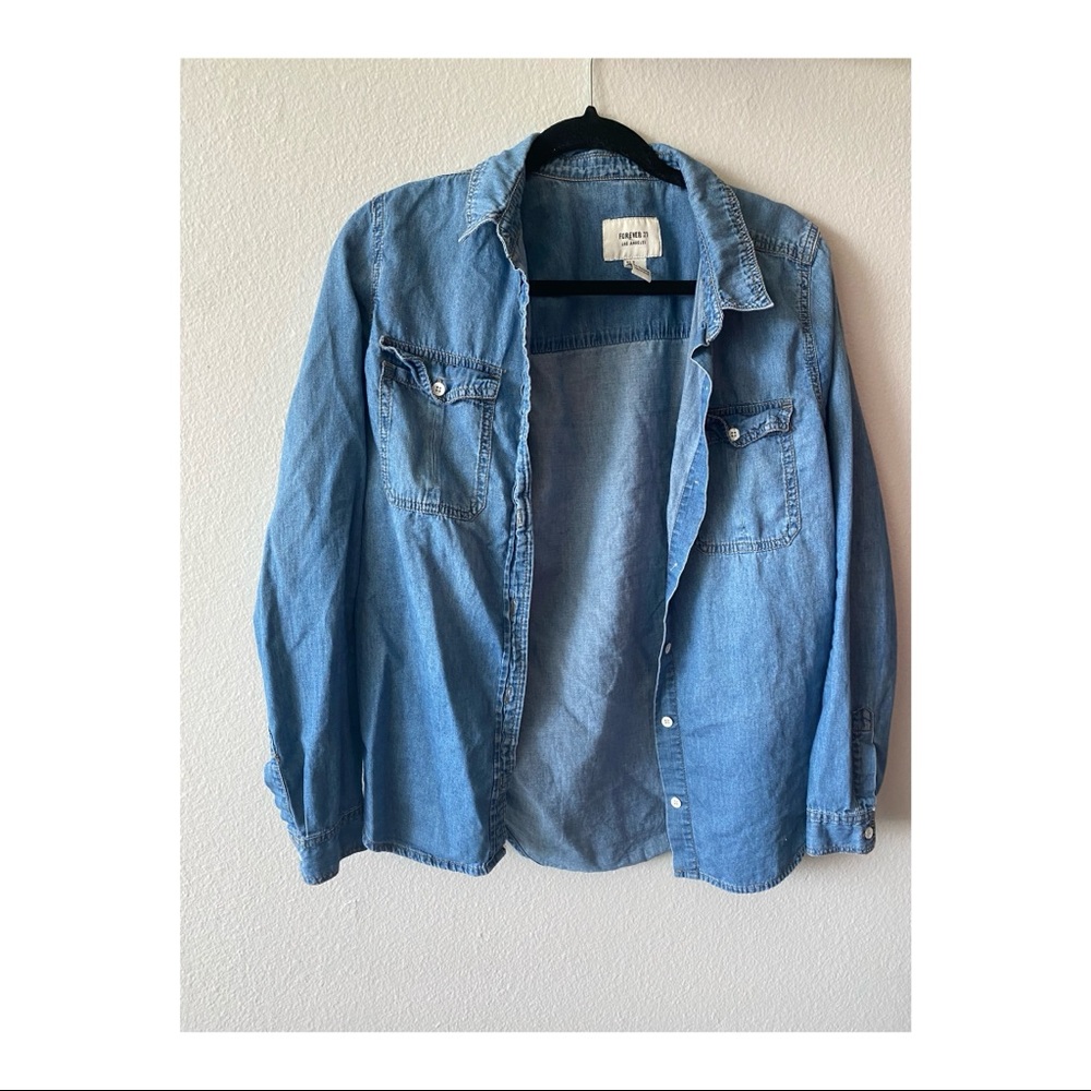Denim style shirt